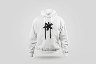 Contrast Hoodie | White